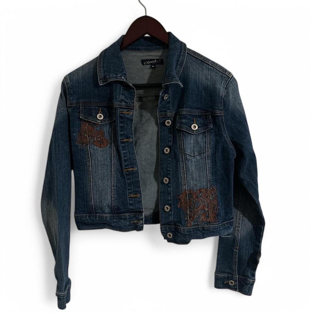 Dark wash denim jacket